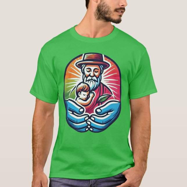 En Far Wisdom är ett bevis på  design vinta T Shirt (Framsida)