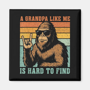 En farfar som Bigfoot är svår att hitta pappor Magnet