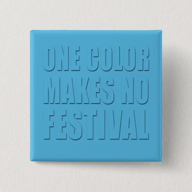 En färg gör ingen festivalblåtttext att planlägga knapp (Framsida)