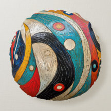 En färgfull Retro-Abstrakt