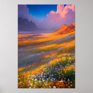 En färggranat av Meadow Poster