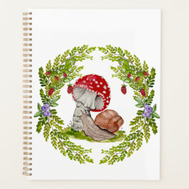 En färglös skogsfluga och snigel