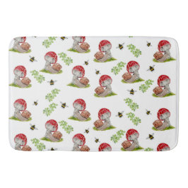 En färglös skogsfluga och snigel badrumsmatta