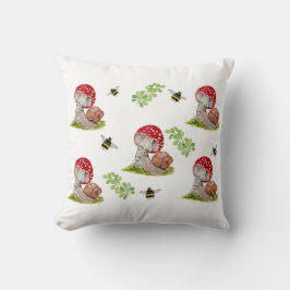 En färglös skogsfluga och snigel kudde