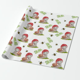 En färglös skogsfluga och snigel presentpapper