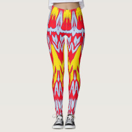 En färglös, sömlös "Ratti_Kreativ_Arts"-legering Leggings