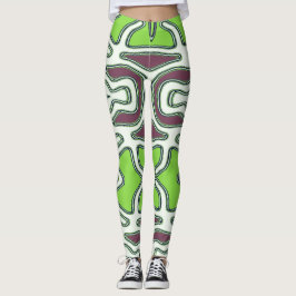 En färglös, sömlös "Ratti_Kreativ_Arts"-legering Leggings
