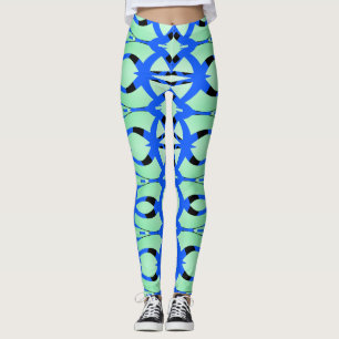 En färglös, sömlös "Ratti_Kreativ_Arts"-legering Leggings