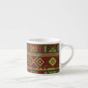 En färgrik espressokopp