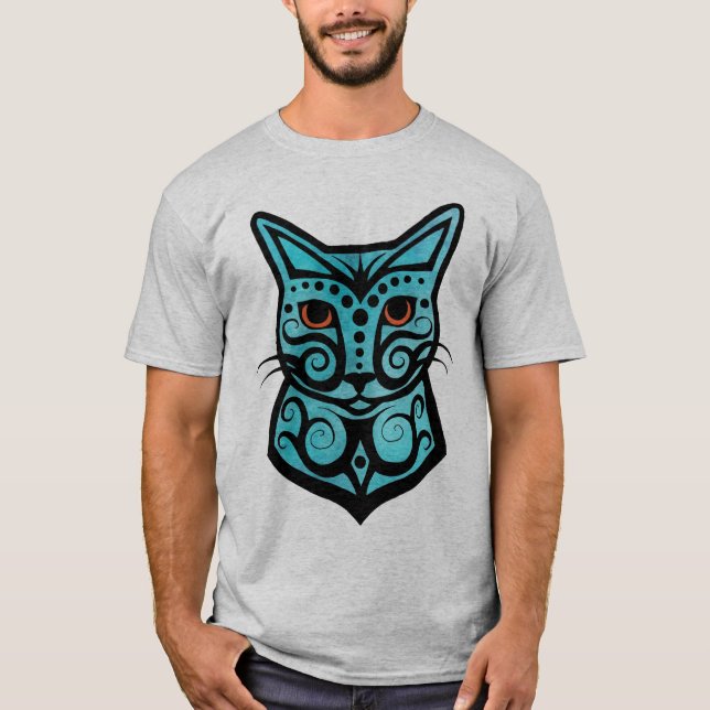 En färgrik katt #3 t shirt (Framsida)