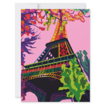 En färgstark Firande i Eiffel Torn