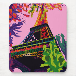 En färgstark Firande i Eiffel Torn Musmatta