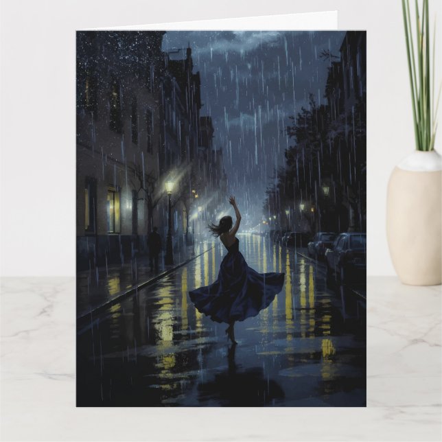 En färgstark Tack Kort (Framsida)