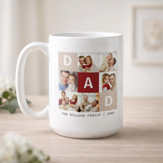 En fars dags-present i 6 foton kaffemugg