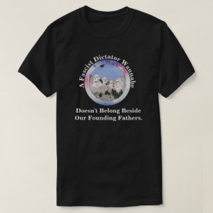 En fascist hör inte hemma bredvid Founding fathers T Shirt