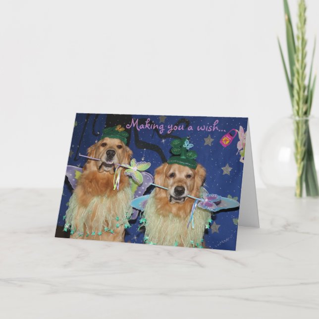 En felik guld- födelsedag kort (Framsida)