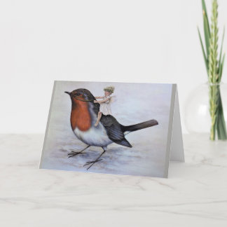 En felik julkort helgkort