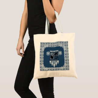 En feminin och romantisk vintage tygkasse