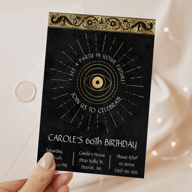 En fest i din framtid, Tarotkort Födelsedag  Inbjudningar (Skapare uppladdad)