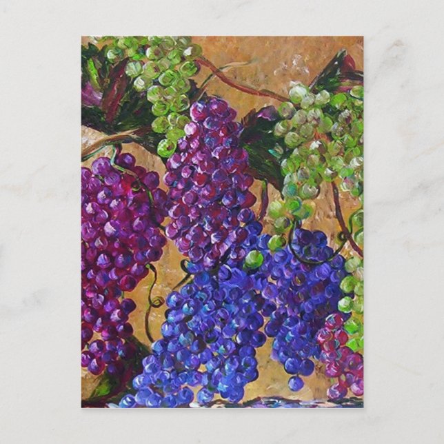 En festival av druvor vykort (Framsida)