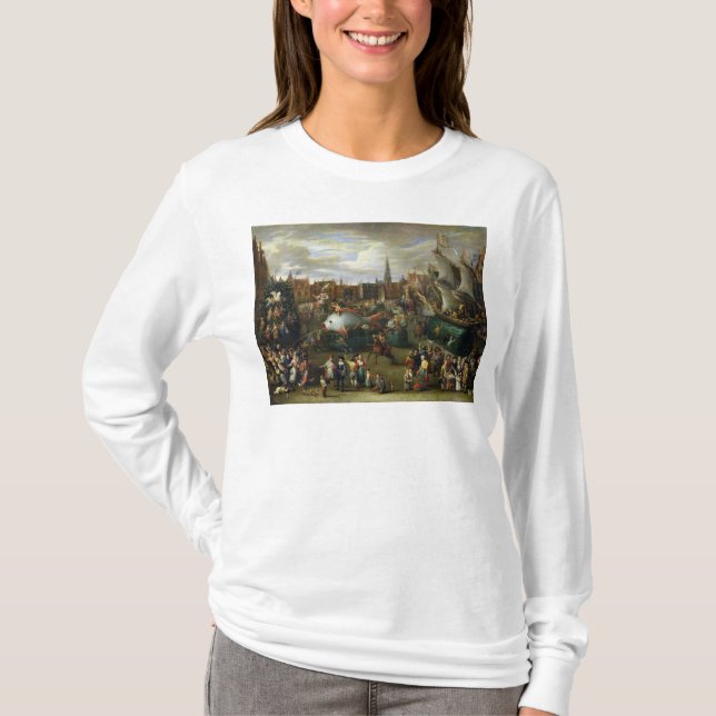 En festival på Antwerp Tee Shirt (Framsida)