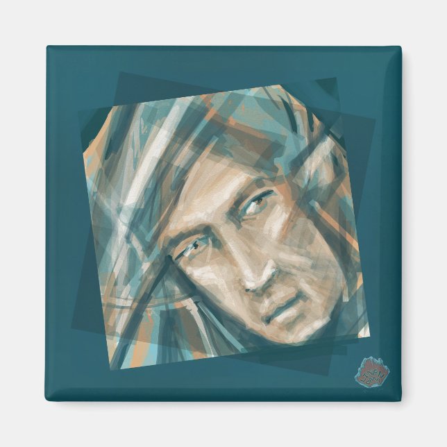 En Fiant Grönt Elf Magnet (Framsidan)