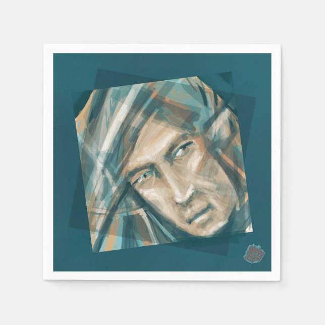 En Fiant Grönt Elf Pappersservett (Framsidan)