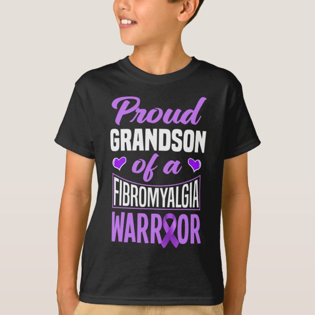 En fibromyalgia Warrior 1 T Shirt (Framsida)