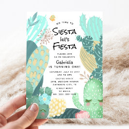 En fiesta att minnas! 1-årsdag inbjudningar