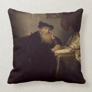 En filosof, 1635 (olja på panel) kudde