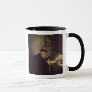 En filosof, 1635 (olja på panel) mugg