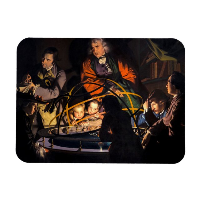 En filosof föreläser om det orreriska solsystemet magnet (Horisontell)