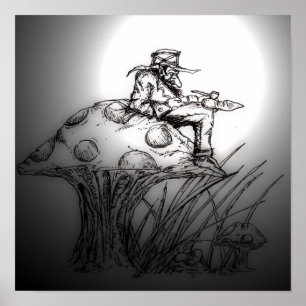 En fin cirkel på ett verktyg poster