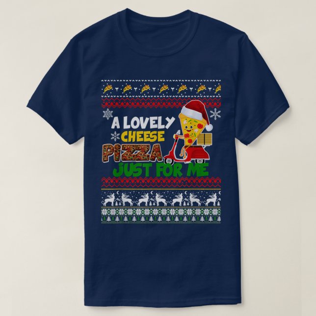 En fin ost Pizza bara för mig 13 T Shirt (Design framsida)