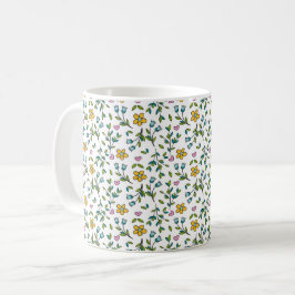 EN FINT BLOMKRUS KAFFEMUGG