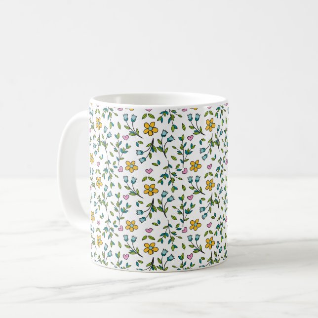 EN FINT BLOMKRUS KAFFEMUGG (Framsida vänster)