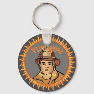 En Firefighter-nyckelkedjor Nyckelring