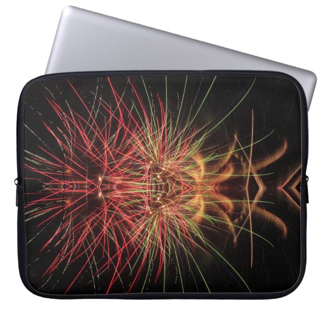 En Fireworks-Visning på natten Laptop Fodral (Framsidan)