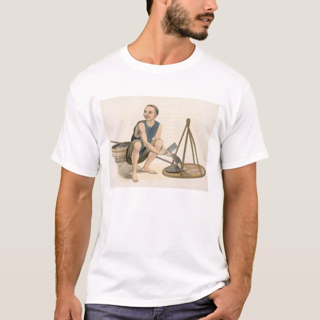 En Fishmonger, pläterar 39 från 'dräkterna av T-shirt (Framsida)