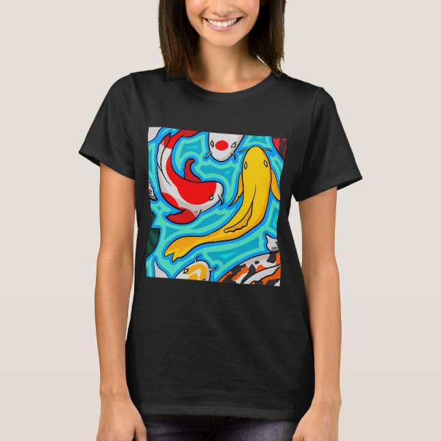 En fisk två fiskar t shirt (Framsida)