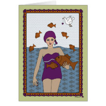 En fisk ut ur Vatten_A_Greeting Card