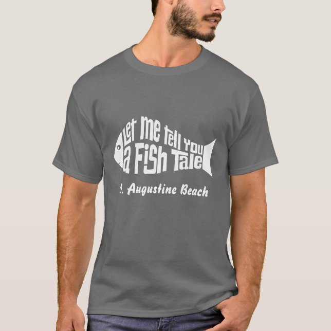 En fiskäljare anpassad t-shirt (Framsida)
