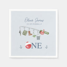 En fiskande 1:a pojkens födelsedag