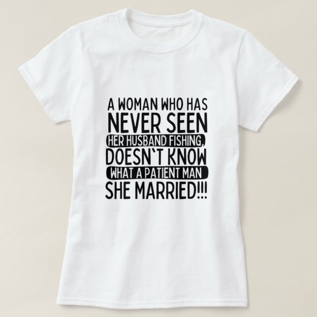 En fiskares fru t shirt (Design framsida)