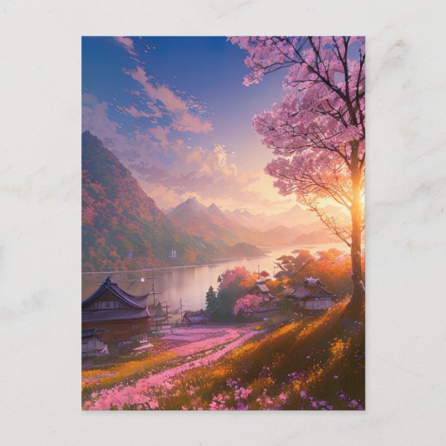 En fiskares Haven Vykort (Framsida)