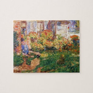 En fiskares stuga av Frederick Childe Hassam Pussel