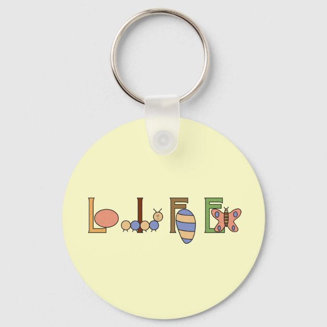 En fjärils livslängd nyckelring (Framsida)