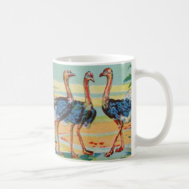 En flamboyans av flamingos mugg (Höger)