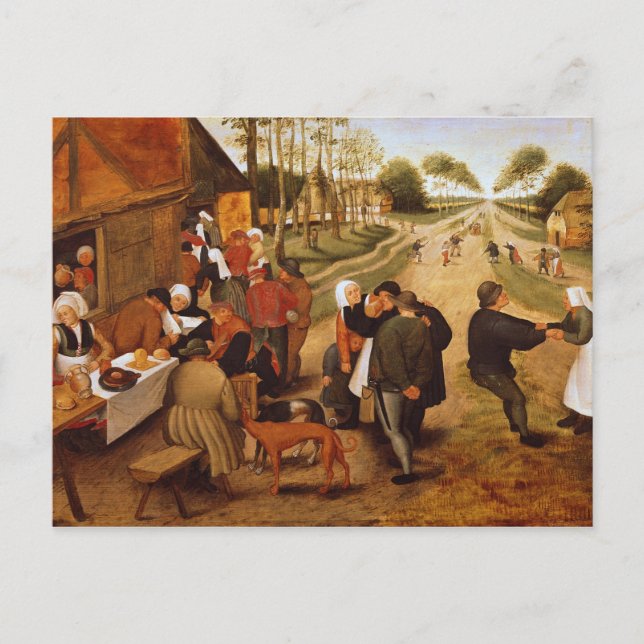 En flamländsk Kermesse Vykort (Framsida)