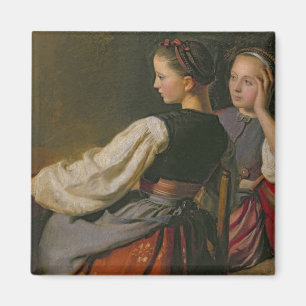En flicka från Probsteier, 1844 Magnet